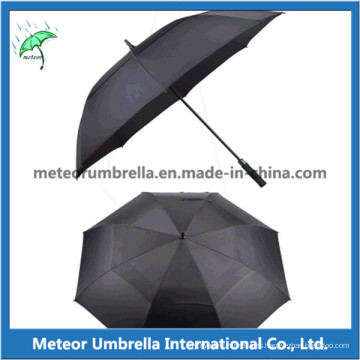 Calidad Automática Abierto de fibra de vidrio recto de paraguas de golf